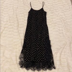 Topshop polka dot dress